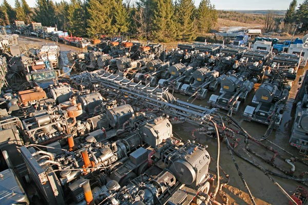 Fracking Truck Energy Boom