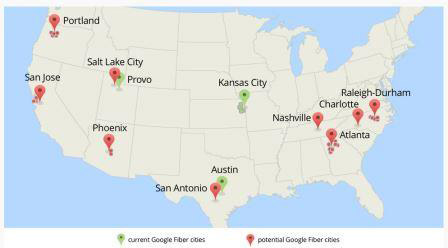Google fiber map