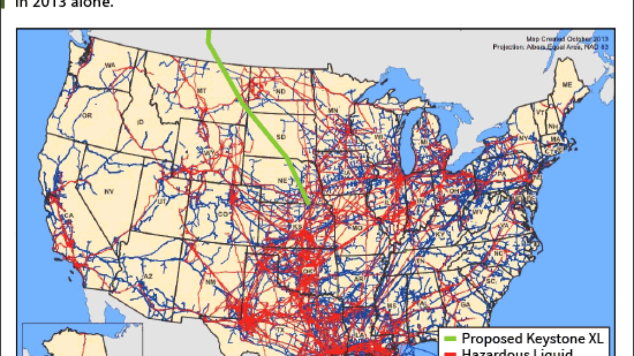 A Nearly Identical Keystone XL Pipeline Just Got Built - and No One Noticed