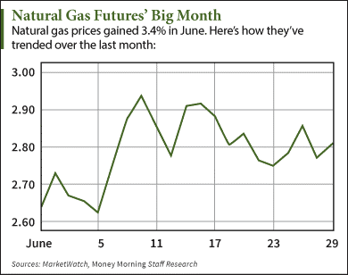 natural gas features