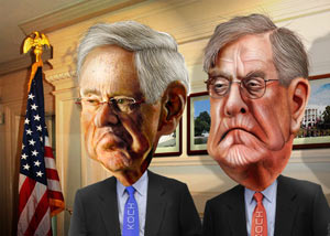 Koch Brothers political contributions 