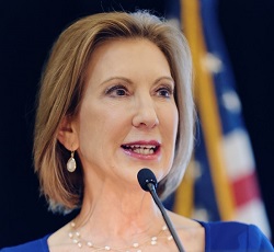 Carly Fiorina at a Republican Party conference in June 2015