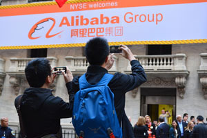 Alibaba stock price