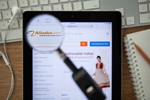 Alibaba stock price