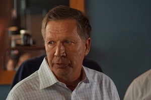 John Kasich is in second place