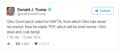 trump nafta tweet