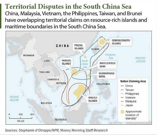 South China See Map