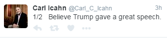 Carl Icahn Donald Trump