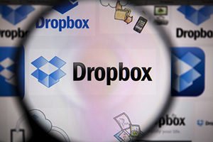 dropbox inc stock close