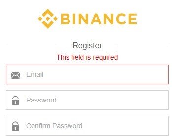 open binance account