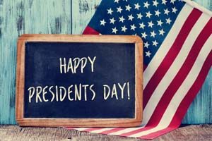 Are the markets closed on President's Day 2018