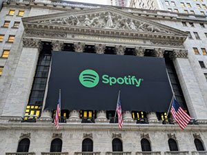 why did spotify stock drop