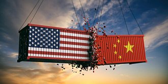 american crate colliding with china crate