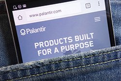 Palantir stock price