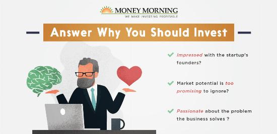 Key factors to look for in a startup to invest in; #7 "Answer Why You Should Invest" graphic