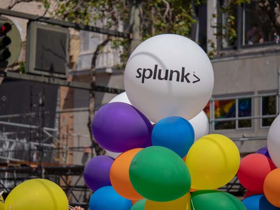 splunk stock price last year